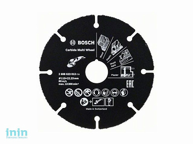 Круг отрезной 115х1.0x22.2 мм для дерева Multi Wheel BOSCH
