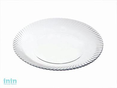 Тарелка обеденная стеклянная, 250 мм, круглая, Даймонд (Diamond), NORITAZEH