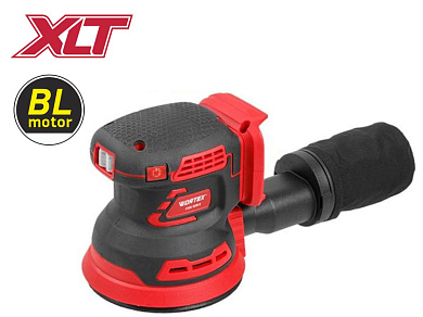 Аккум. эксцентриковая шлифмашина WORTEX COS 1218 E в кор. ALL1 XLT SOLO в кор. БЕСЩЁТ., 18В, 125 мм, (Регул. об., Амплитуда колебаний: 3,6 мм)