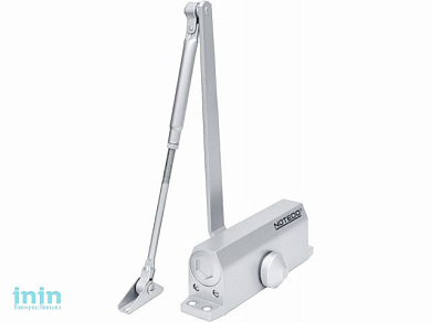 Доводчик дверной гидравлический NOTEDO DC-120 I (60-120кг) серебро