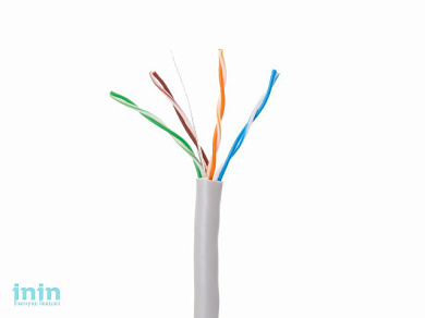 Кабель витая пара U/UTP Cat5E 4х2х24AWG (0.51мм) 305м, CCA, внутр. (ПВХ) Юпитер (ЮПИТЕР)