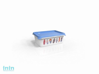 Емкость Serenity 1 л, васильковый, BEROSSI (Изд. из пластм. Размер 197 * 147 * 70 мм)