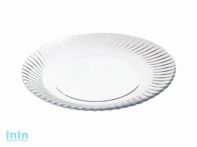 Тарелка десертная стеклянная, 190 мм, круглая, Даймонд (Diamond), NORITAZEH