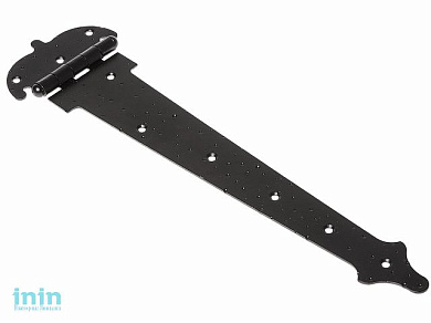 Петля-стрела 350 мм фигурная, черн.мат. STARFIX