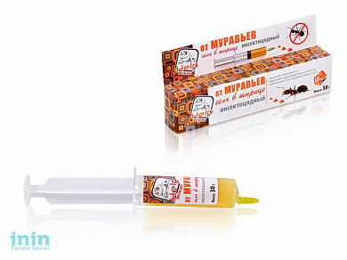 Гель от муравьев интексицидный, в шприце 30 мл, HELP