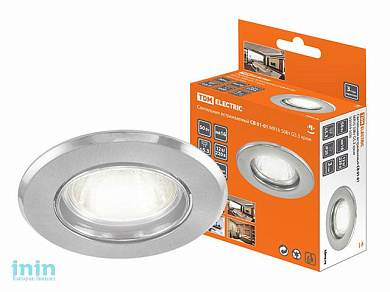 Светильник встраиваемый СВ 01-01 MR16 50Вт G5.3 хром TDM