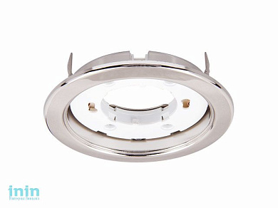 Светильник светодиодный встраиваемый 6-15 Вт PGX53 IP20 230В (глянц. никель) JAZZWAY (106*39мм)