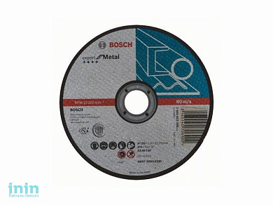 Круг отрезной 150х1.6x22.2 мм для металла прямой Expert BOSCH