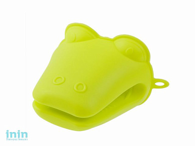 Прихватка, силиконовая, 9 х 10.5 см, зеленая, PERFECTO LINEA