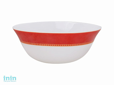 Салатник стеклокерамический, 205 мм, круглый, серия AMEERAH RED (Амира рэд), DIVA LA OPALA (Sovrana Collection)