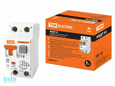 Дифф. авт. выкл. 32 C16 30мА TDM