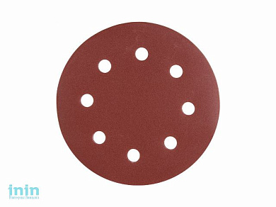 Шлифлист 180мм круг Р120 д/стен и потолков самосцепл. 8 отв. 5 шт. WORTEX