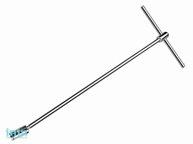 Вороток T-обр. c бегунком 600мм и шарнирной головкой 10мм TOPTUL (CTBA1060)