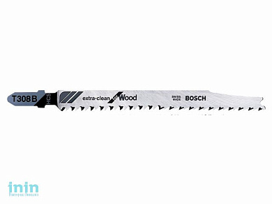 Пилка лобз. по дереву T308B (1 шт.) BOSCH (пропил прямой, тонкий, без сколов в древесине)