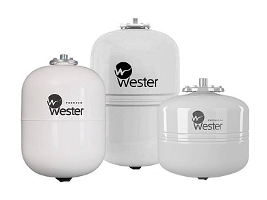 Мембранный бак для ГВС Wester Premium WDV 12 (WDV12P)