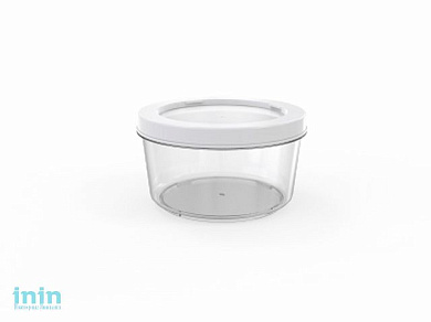 Контейнер Cake, 0,5 л, прозрачный, BEROSSI (Изделие из пластмассы. Литраж 0,5 л)