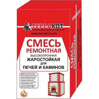 Смесь для ремонта печей и каминов, 5кг