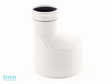 Переход для малошумной канализации, белый 110/50 РосТурПласт (Редукция 110х50)