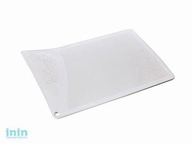 Доска разделочная Rondo (Рондо), снежно-белый, BEROSSI (Изделие из пластмассы. Размер 317 х 190 х 5 мм)