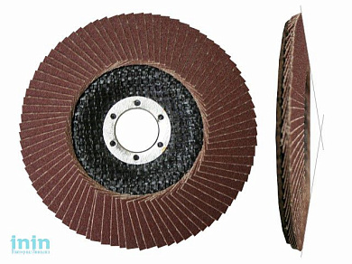 Круг лепестковый 125х22мм А50 конич. КЛТ2 (Луга) (LUGAABRASIV)