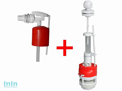 Арматура шток белый, бок.подводка, ИнкоЭр (И -СБа- БпрН-Б-М Р)