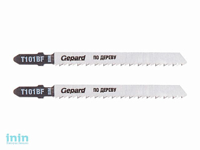 Пилка лобз. по дереву T101BF (2 шт.) GEPARD (пропил прямой, тонкий, аккуратный и чистый рез)