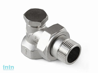 Клапан угловой запорно-регулируемый 3/4 PRO AQUA