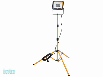 Прожектор светодиодный мобильный на штативе 50 Вт 6500К IP65, с кабелем 5м, JARO Brennenstuhl (4770Лм, холодный белый свет)