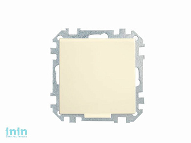 Розетка 1-ая (скрытая, с/з, с крышкой, з/ш) бежевая, Стиль, BYLECTRICA (штепсельная с заземляющим контактом с крышкой со шторками для скрытой установк