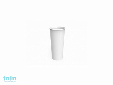 Ваза для цветов Sinty (Синти), снежно-белый, BEROSSI (Изделие из пластмассы, размер: 120х120х240 мм)