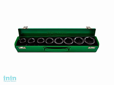 Набор головок ударн. 3/4" 19-36 мм 6 гр. 8пр. TOPTUL (GDAD0805)