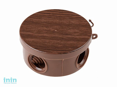 Коробка распаячная ОП 85х40мм, бук, 4 мембр. вх. IP54 ЮПИТЕР