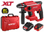 Аккум. перфоратор WORTEX CRH 1820-2 в чем. ALL1 XLT SET БЕСЩЕТ., 18 В, 2.2 Дж, 20 мм, 1х4 А*ч (вес 1,7 кг, 4 режима)