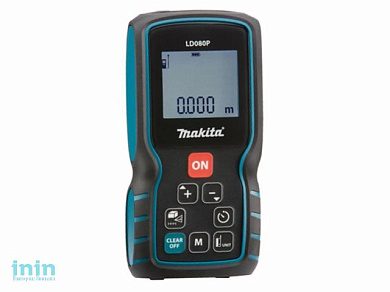 Дальномер лазерный MAKITA LD 080 P в кор. (0.05 - 80 м, +/- 2 мм/м, IP 54)