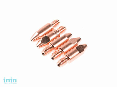 Трубка контактная Ф 0.8 мм M6х28 мм E-Cu (набор 5 шт) SOLARIS (контактный наконечник)