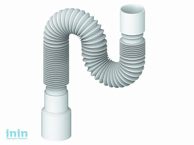 Гибкая труба 40х40/50 400 мм, Unicorn