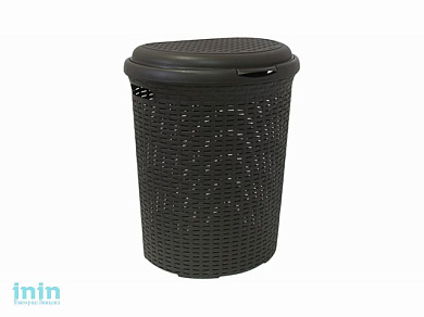Корзина для белья РОТАНГ 50л (коричневый) (IDEA)