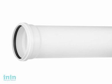 Труба для малошумной канализации 110х3,4х 500мм, белый РосТурПласт