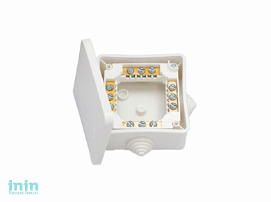 Коробка распаячная (монтажная)  КМ-222 BYLECTRICA (Для монтажа на сплошные стены из несгораемых материалов после монтажа здания и разводки медных пров