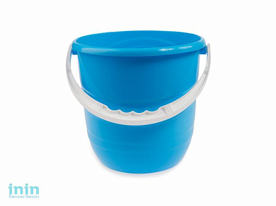 Ведро Practic (Практик) 12 л, голубая лагуна, BEROSSI (Изделие из пластмассы. Литраж 12 л)