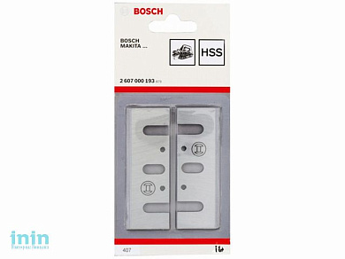 Ножи (2шт) для рубанка перезатачиваемые (прямой.82мм) (BOSCH)