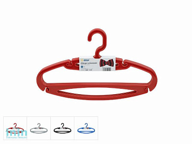 Вешалки универсальные комплект 5шт., DRINA (цвета в ассортименте)