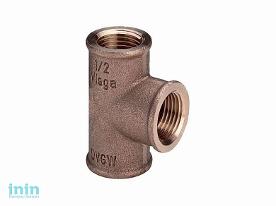 Тройник вн. 3/4", бронза, Viega