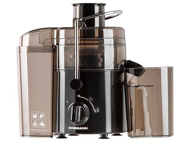 Соковыжималка AJC-214 NORMANN (800Вт; 2 скорости; импульс. режим; центробежная; система <капля-стоп>;)