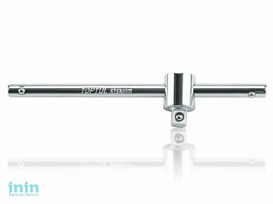 Вороток T-образный с бегунком 1/4" 115мм TOPTUL (CTCK0811)