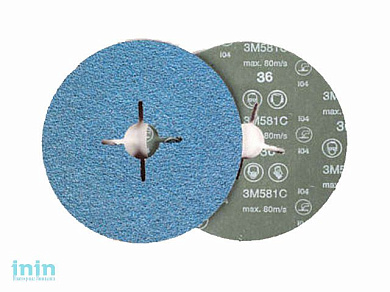 Фибровый шлифкруг 115х22мм P60 3M 581С (61750) (3M)