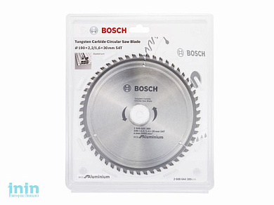 Диск пильный 190х30 мм 54 зуб. универсальный ECO ALUMINIUM BOSCH (твердоспл. зуб)