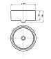 Раковина накладная Roca Mila 400, 32700C000