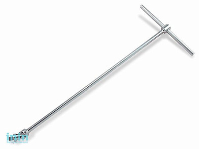 Вороток T-обр. c бегунком 400мм  и наконечником 1/4" TOPTUL (CTLA0840)