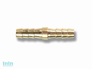 Соединение елочка 12 мм двухсторонняя (латунь) ECO